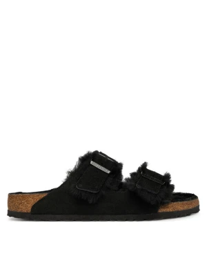 Birkenstock Klapki Arizona Shearling 752661 Czarny