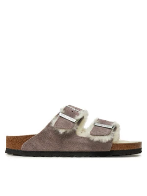 Birkenstock Klapki Arizona Shearling Leve 1028062 Fioletowy