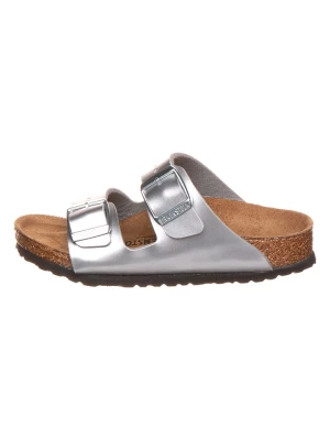 Birkenstock Klapki "Arizona" w kolorze srebrnym rozmiar: 27