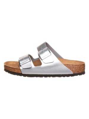 Birkenstock Klapki "Arizona" w kolorze srebrnym rozmiar: 38