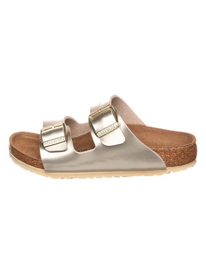 Birkenstock Klapki "Arizona" w kolorze złotym rozmiar: 28