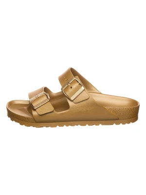 Birkenstock Klapki "Arizona" w kolorze złotym rozmiar: 38