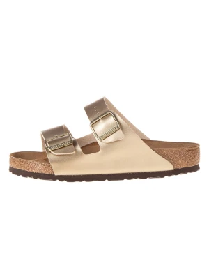 Birkenstock Klapki "Arizona" w kolorze złotym rozmiar: 40