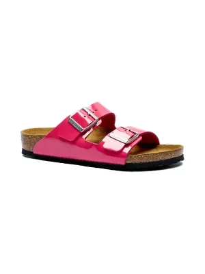 Birkenstock Klapki Arizona | z dodatkiem skóry