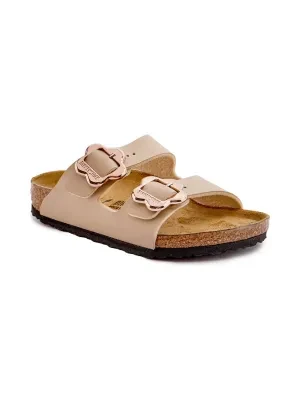 Birkenstock Klapki Arizona | z dodatkiem skóry