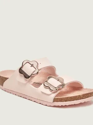 Birkenstock Klapki Arizona | z dodatkiem skóry | narrow fit