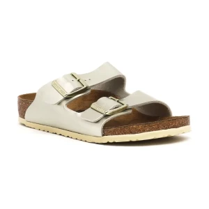 Birkenstock Klapki Arizona | z dodatkiem skóry | narrow fit