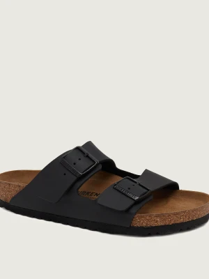 Birkenstock Klapki Arizona | z dodatkiem skóry | regular fit czarny