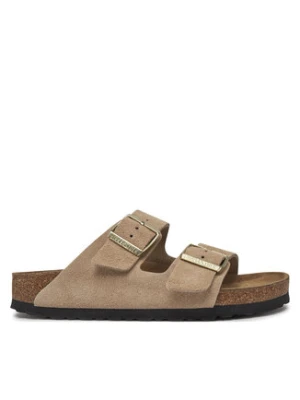Birkenstock Klapki Arizona zamsz 1029260 Beżowy