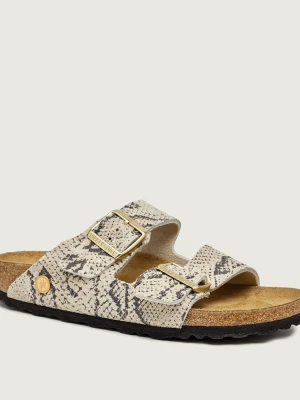 Birkenstock Klapki Arizona | zamsz | narrow fit beżowy