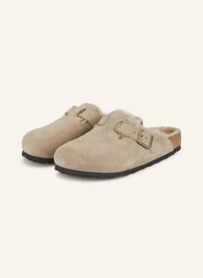 Birkenstock Klapki Boston beige
