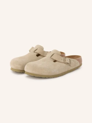 Birkenstock Klapki Boston beige JASNOZIELONY
