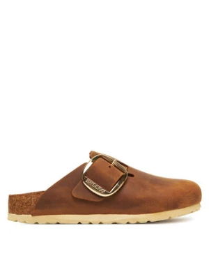 Birkenstock Klapki Boston Big Buckle Hex 1030446 Brązowy