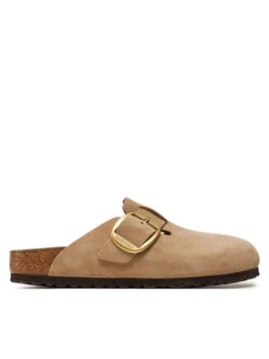 Birkenstock Klapki Boston Big Buckle Lenb 1028052 Beżowy