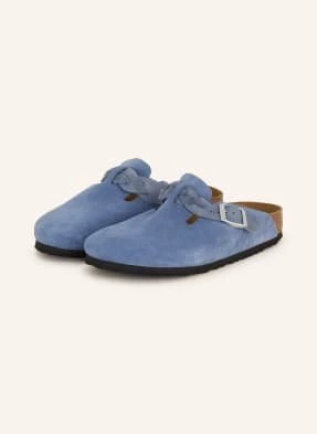 Birkenstock Klapki Boston Braided blau