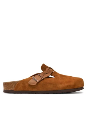 Birkenstock Klapki Boston Braided Leoi 1026713 Brązowy