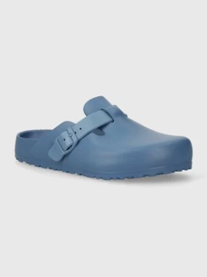 Birkenstock klapki Boston Eva damskie kolor niebieski 1027259