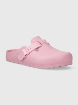 Birkenstock klapki Boston Eva damskie kolor różowy 1027403