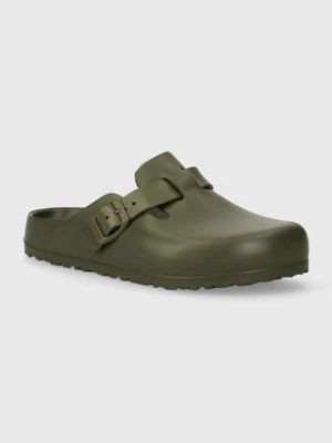 Birkenstock klapki Boston Eva damskie kolor zielony 1026238