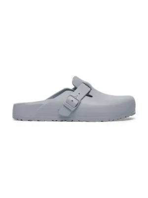 Birkenstock klapki Boston EVA męskie kolor srebrny 1027621