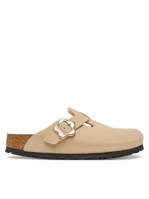 Birkenstock Klapki Boston Flower Buckle 1030630 D Beżowy