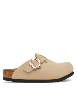 Birkenstock Klapki Boston Flower Buckle 1030630 S Beżowy