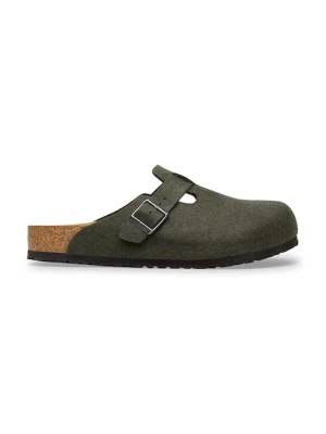 Birkenstock klapki Boston męskie kolor zielony 1030676