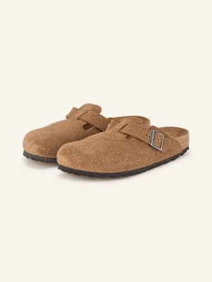 Birkenstock Klapki Boston Soft Footbed braun
