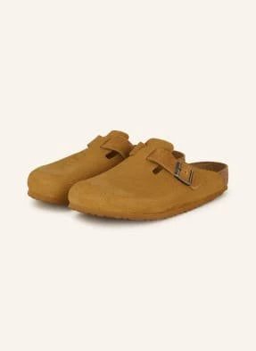 Birkenstock Klapki Boston Vl Corduroy braun