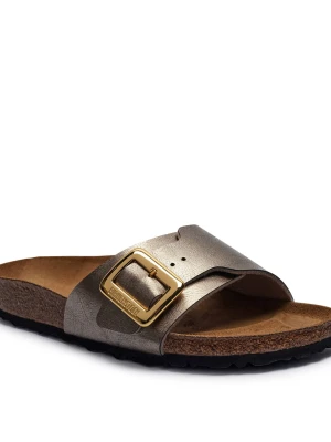 Birkenstock Klapki Catalina CB BF | narrow fit | z dodatkiem skóry złoty