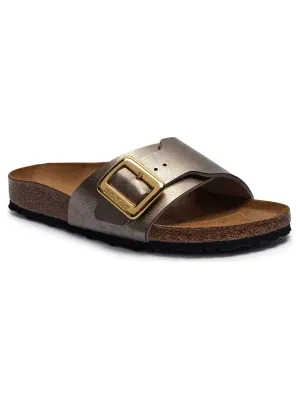Birkenstock Klapki Catalina CB BF | z dodatkiem skóry