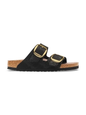 Birkenstock klapki damskie Arizona Big Buckle Synthetics Python czarny