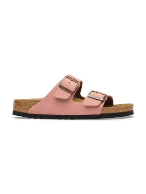 Birkenstock klapki damskie Arizona Birkibuc różowy