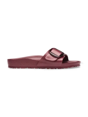 Birkenstock klapki damskie Madrid Big Buckle EVA bordowy