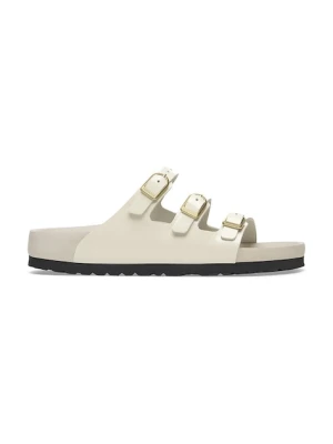 Birkenstock klapki Florida D-Buckle Exq damskie kolor beżowy 1029355