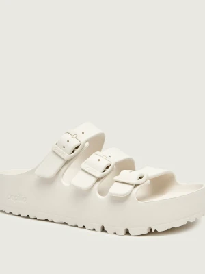 Birkenstock Klapki Florida III Flex Platform EVA | Birkenstock x Papillio | | narrow fit kremowy