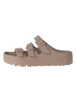 Birkenstock Klapki "Florida III Flex Platform" w kolorze szarobrązowym rozmiar: 35