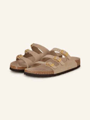 Birkenstock Klapki Florida Lenb beige