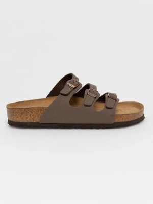 Birkenstock klapki Florida SFB damskie kolor brązowy 53881