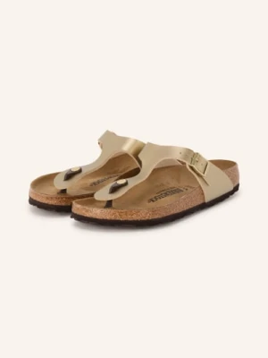 Birkenstock Klapki Gizeh Z Birko-Floru gold