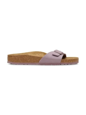Birkenstock klapki na płaskim obcasie damskie Madrid fioletowy