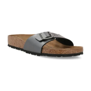 Birkenstock Klapki Madrid BF | z dodatkiem skóry | narrow fit