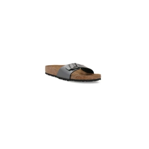 Birkenstock Klapki Madrid BF | z dodatkiem skóry | narrow fit metaliczny
