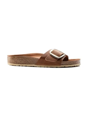 Birkenstock - Klapki Madrid Big Buckle 1006525 1006525-Cognac