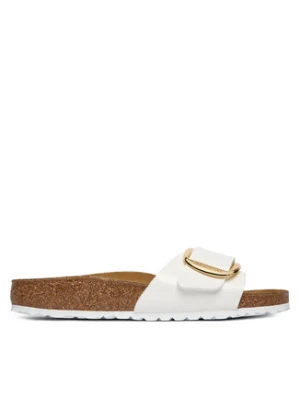 Birkenstock Klapki Madrid Big Buckle 1019814 Biały