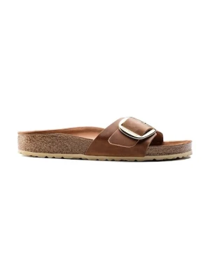 Birkenstock - Klapki Madrid Big Buckle brązowy