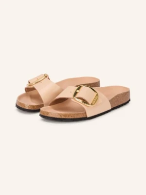 Birkenstock Klapki Madrid Big Buckle beige JASNOBRĄZOWY