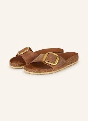 Birkenstock Klapki Madrid Big Buckle braun