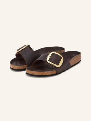 Birkenstock Klapki Madrid Big Buckle braun
