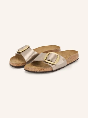 Birkenstock Klapki Madrid Big Buckle braun